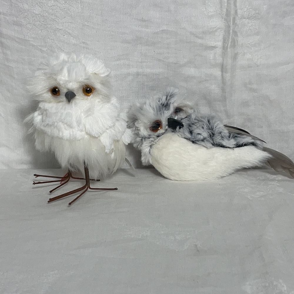 Furry owl house decor